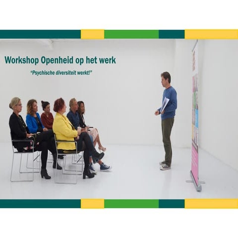 Openheid op het werk voor Samen Sterk zonder Stigma