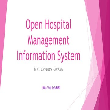 Open hospital management information system