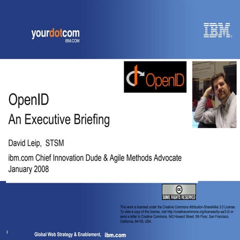 OpenID: An Executive Briefing