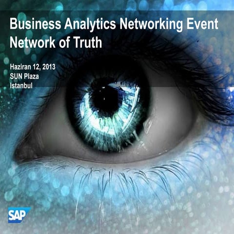 Opening Analytics Networking Event