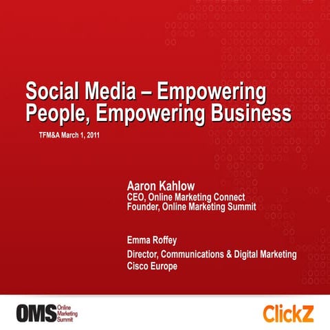 Opening for TFMA - Aaron Kahlow