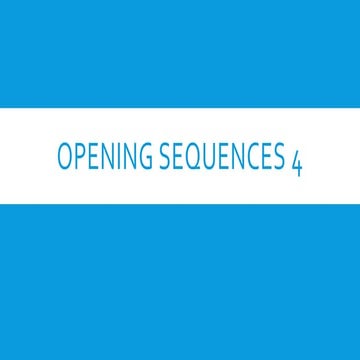 After effects research and title design 