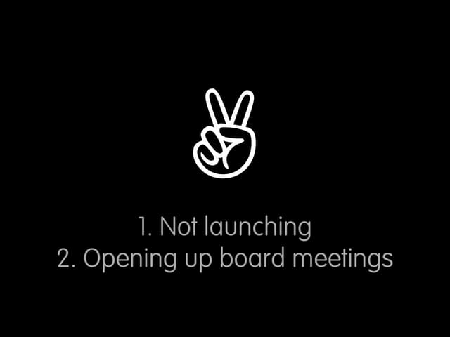 Opening board meetings to the entir...
