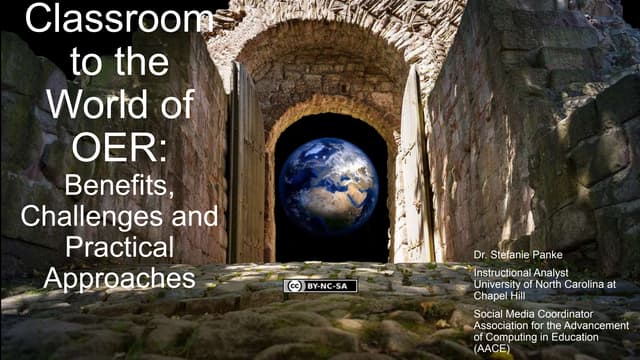 Opening your classroom to the world of OER