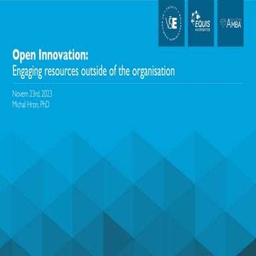 Lecture: Open Innovation