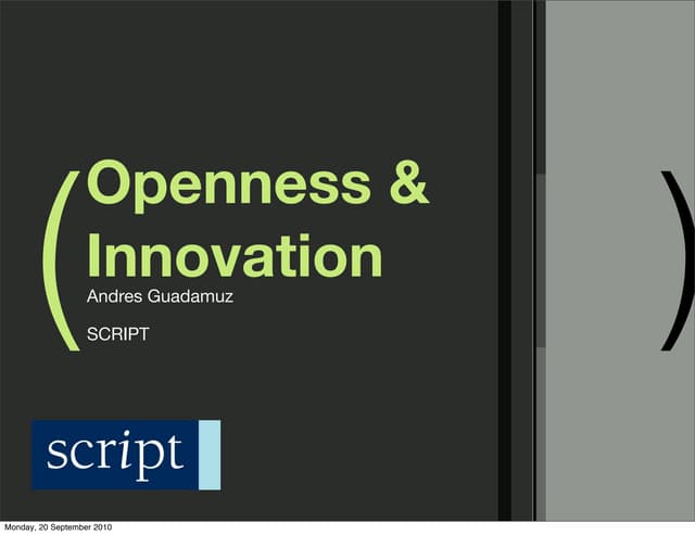 Open innovation