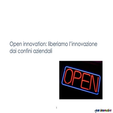 Open innovation