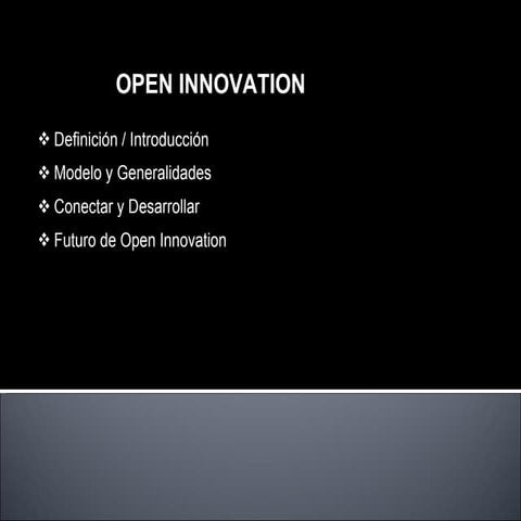 Open Innovation