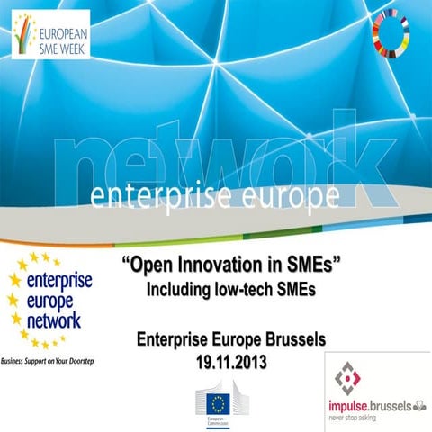 Enterprise Europe Brussels & Open innovation in SMEs