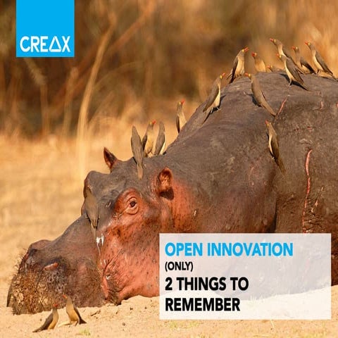 Open innovation: only two things to remember