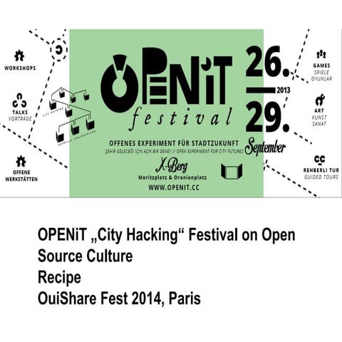 OPENiT Festival Recipe Keynote - Lars Zimmermann - OuiShare Fest 2014