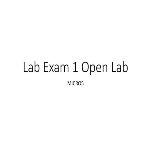 Comprehensive Microbiology Lab Exam Review: Techniques and Staining | PDF