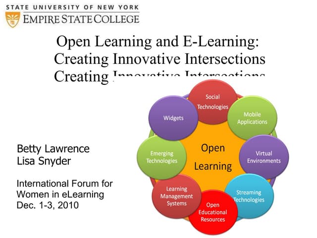 Open Learning Presentation IFWE 2010