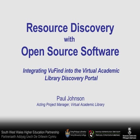 Open Libraries Vu Find