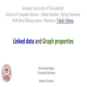 Linked data and Graph properties | PPT