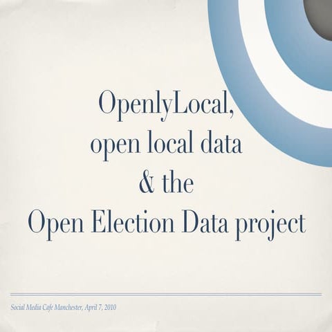Open Local Data Presentation
