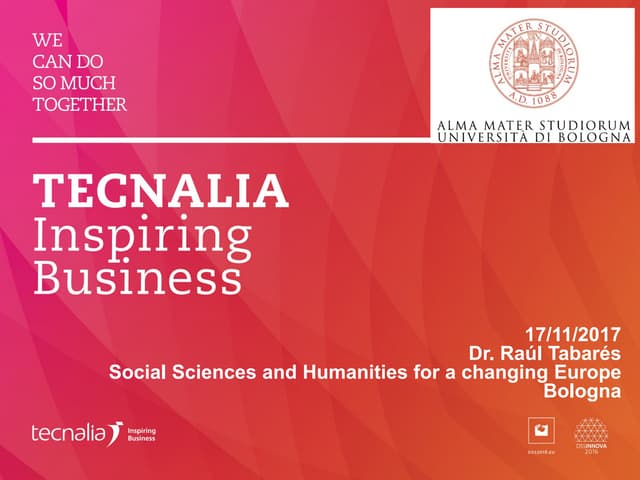 Social Sciences and Humanities for a changing Europe