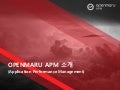 오픈소스 WAS를 위한 APM 솔루션 - OPENMARU APM