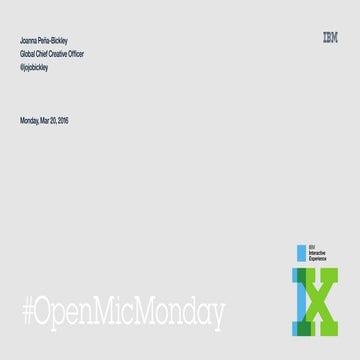 Open Mic Monday 3-21-2016 - 5 Things You Should Experience This Week 