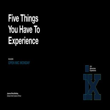 Open Mic Monday - Beautiful Evidence