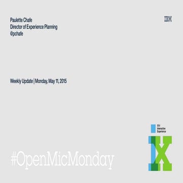 Open mic monday may 11 2015