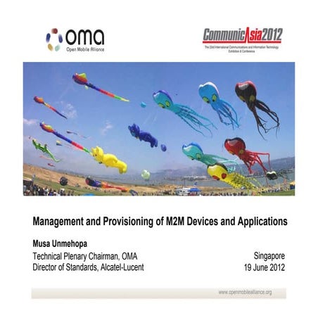 Management and Provisioning of M2M Devices and Applications