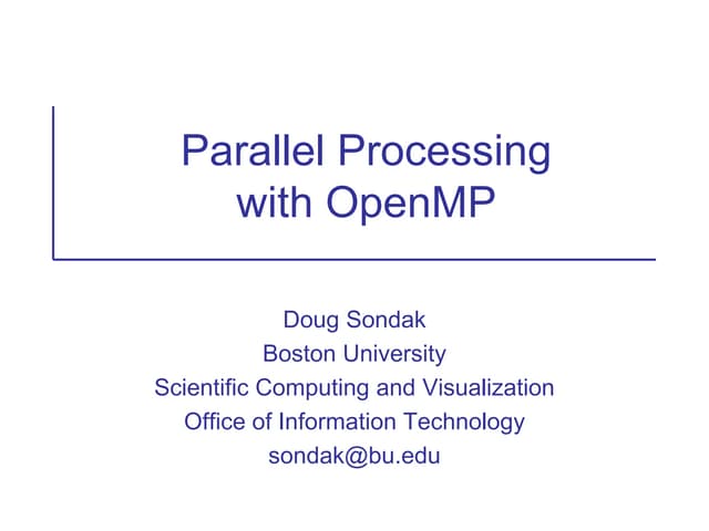 openmp.ppt