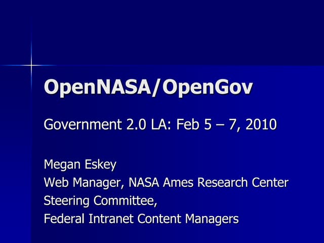 OpenNASA/OpenGov