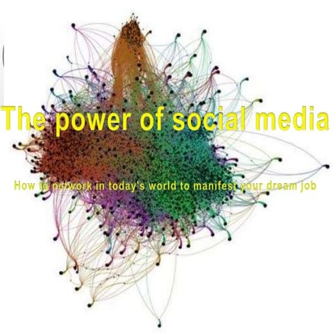 Open networking to find a job