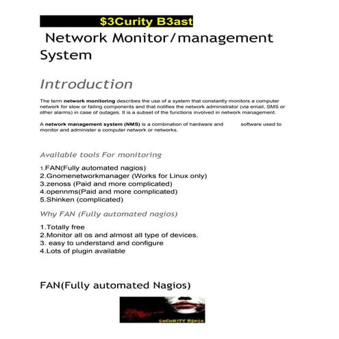 Fully Automated Nagios (FAN)