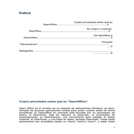 Linea de tiempo de OpenOffice | PPTX