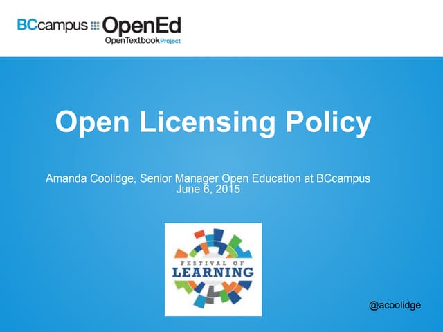Open policy