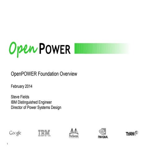 OpenPOWER Foundation Overview