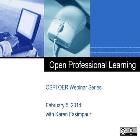 Open professional learning