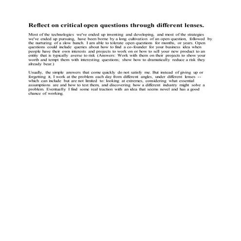 Dealing with Ambiguity