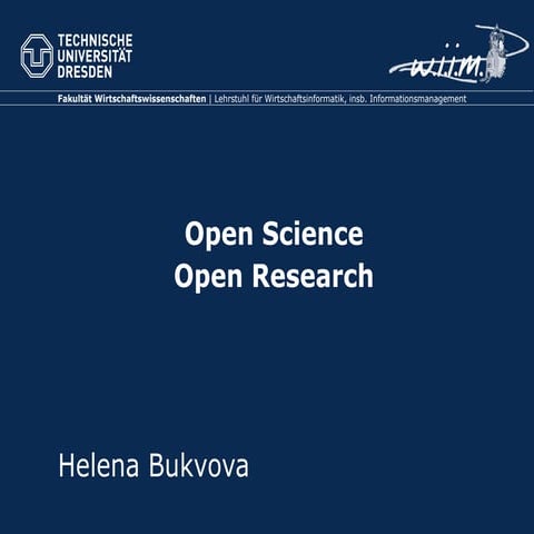 Open Research, Open Sciecen