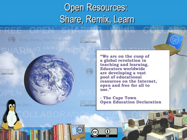 NCCE 2013 - Open Resources: Share, Remix, Learn 