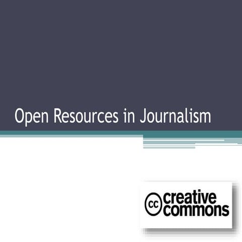 Open Resources in Journalism 