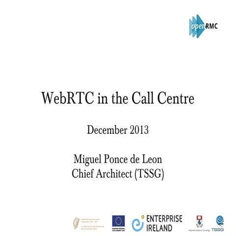 WebRTC in the Call Centre