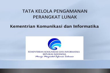 Adopsi Open SAMM untuk Pengembangan Tata Kelola Pengamanan Perangkat Lunak 