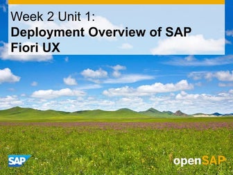 Open sap fiori1_week_02_unit_01_deplov