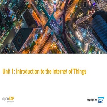 Open SAP IOT