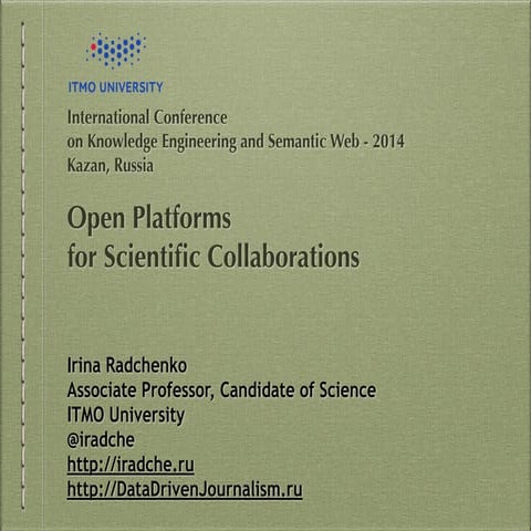 Open science platforms