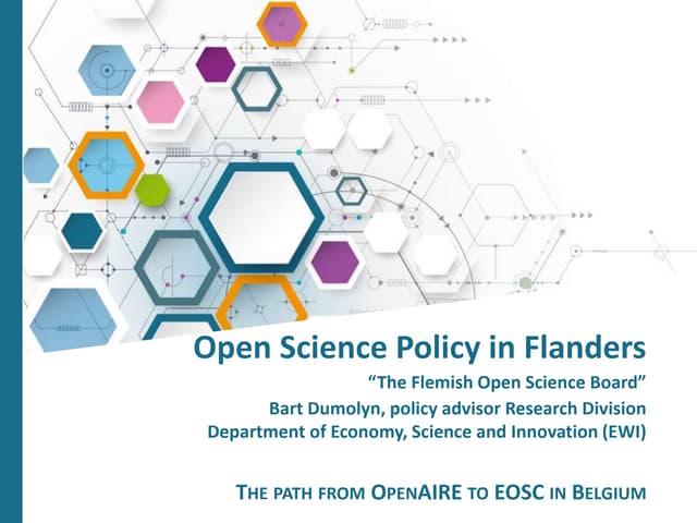 Open science policy in flanders 