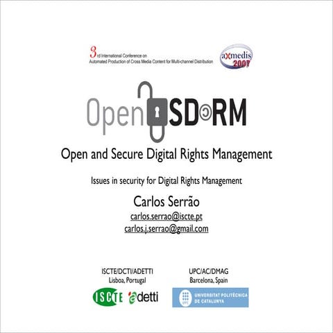 OpenSDRM Panel