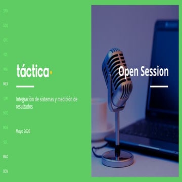 Open session Multiplica - Integración de sistemas y medición de resultados