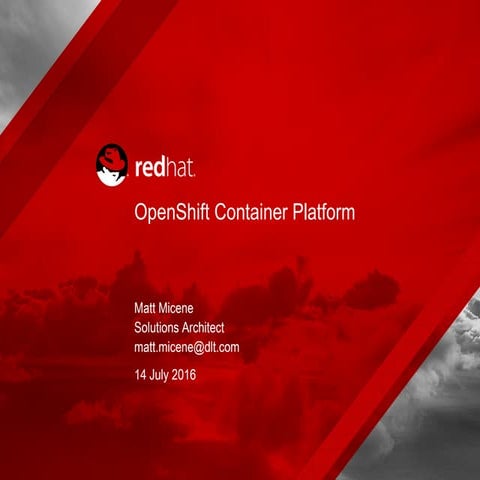 Openshift Container Platform | ODP