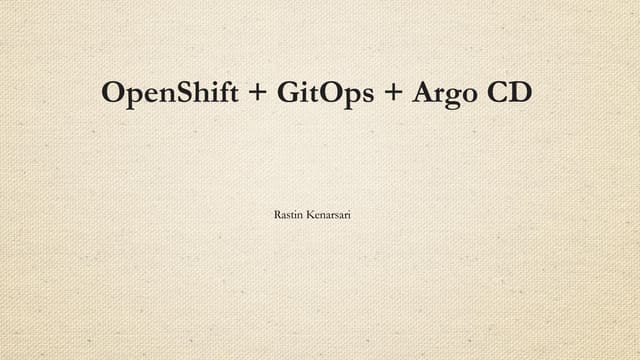 Openshift argo cd_v1_2