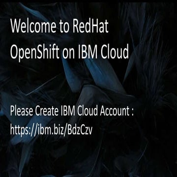 Openshift Intro