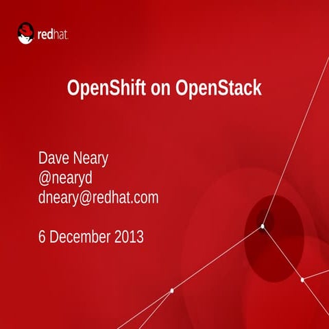 OpenShift on OpenStack | PPT